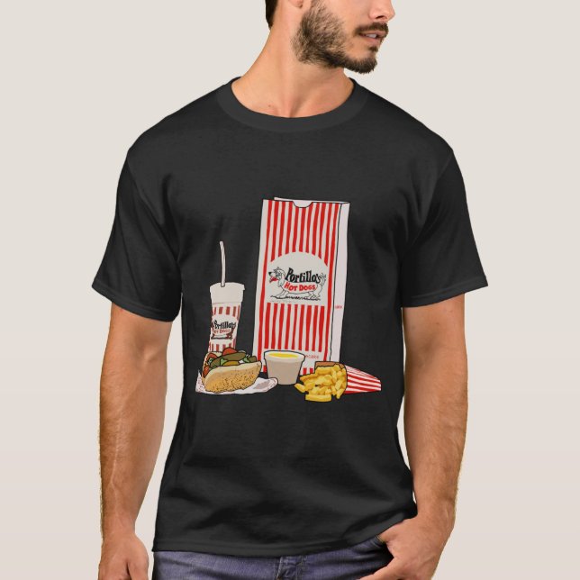 Camiseta Hotdog Chicago Style (Anverso)