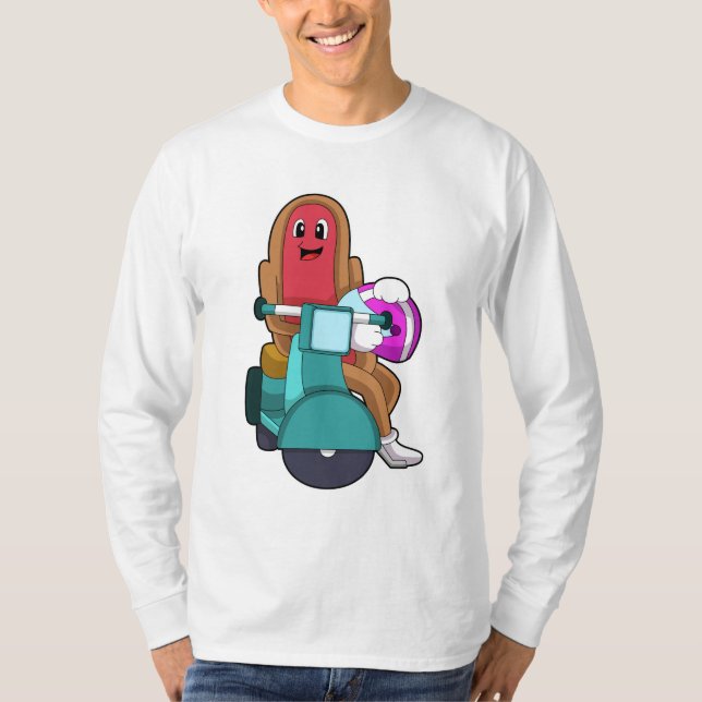 Camiseta Hotdog como ciclista con Scooter.PNG (Anverso)