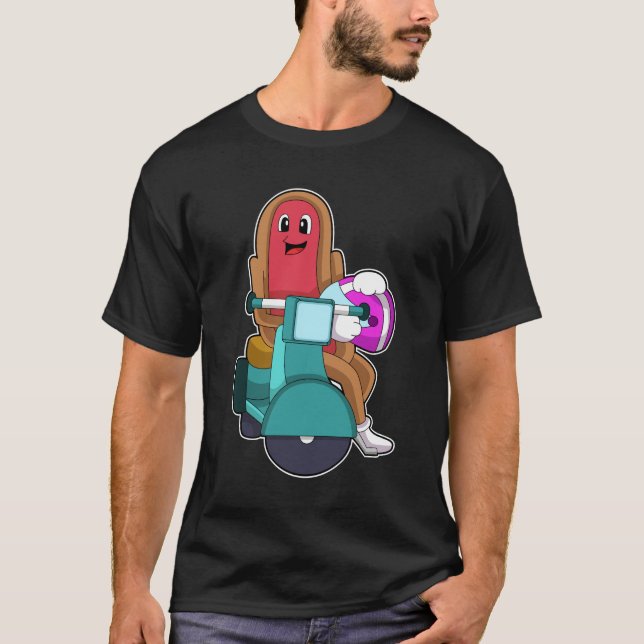 Camiseta Hotdog como ciclista con Scooter.PNG (Anverso)