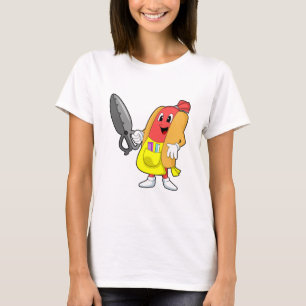 Camiseta Hotdog como peluquero con tijeras