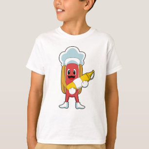 Camiseta Hotdog con Mustard