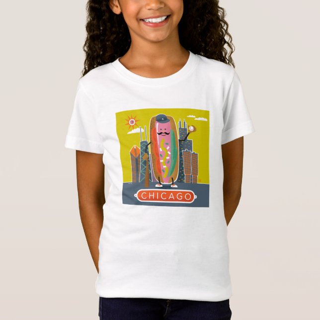Camiseta Hotdog de Chicago (Anverso)