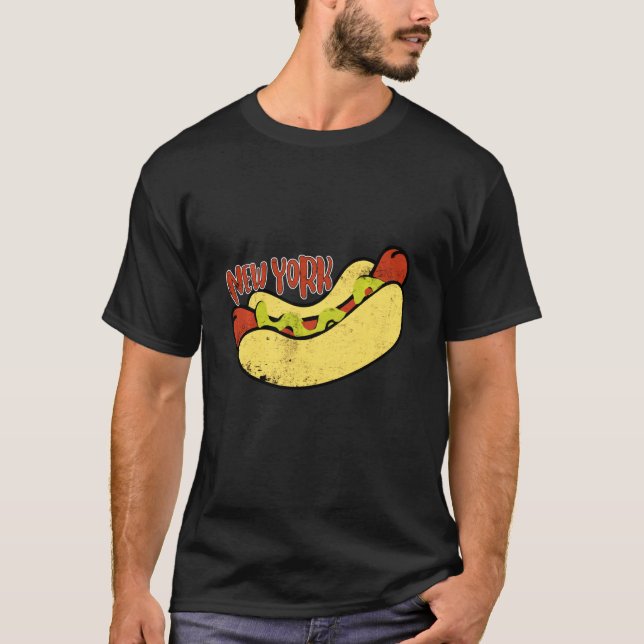 Camiseta Hotdog de Nueva York (Anverso)