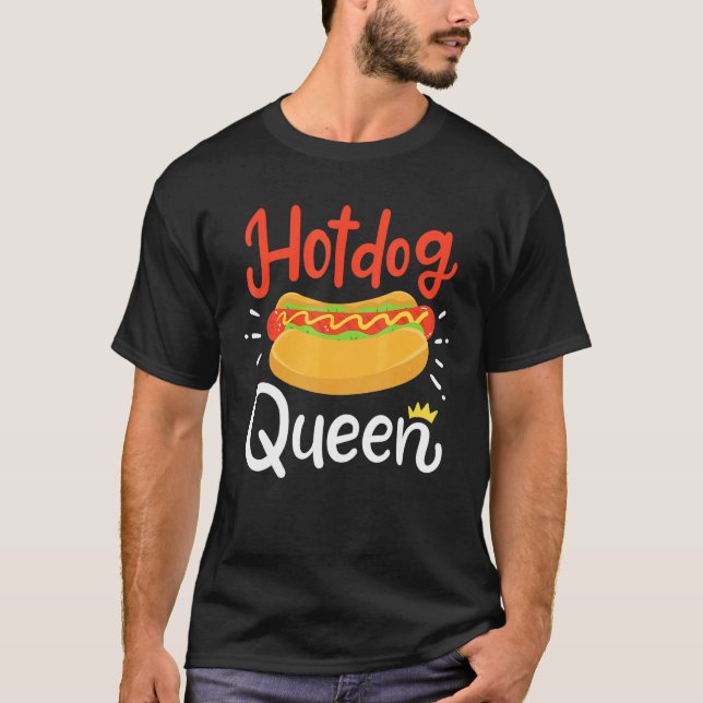 Camiseta Hotdog de perros calientes (Anverso)