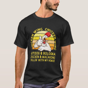 Camiseta Hotdog De Pollo Wing De Pollo Y Funny Bolonia