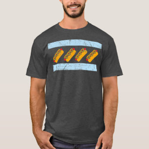 Camiseta Hotdog Funny Chicago Flag