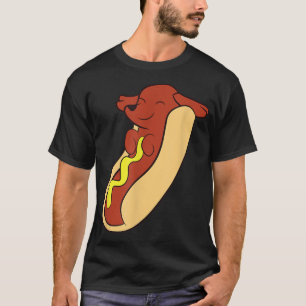 Camiseta Hotdog Lover Hotdog Dachshund Hot Dog