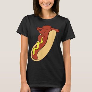Camiseta Hotdog Lover Hotdog Dachshund Hot Dog T-Shirt