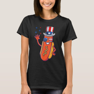 Camiseta Hotdog No es el 4 de julio hasta que llegue mi vis