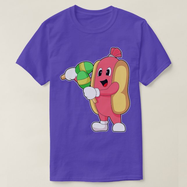 Camiseta Hotdog Rattle Music (Diseño del anverso)
