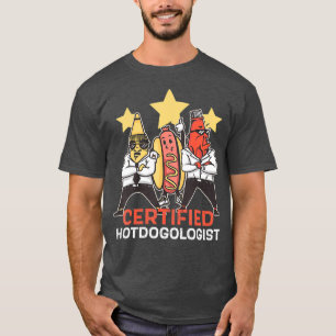 Camiseta Hotdog verificado de regalo gracioso