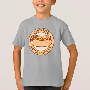 Camiseta Hotdogólogo certificado Funny Hot Dog Lover