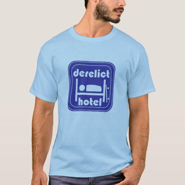 Camiseta hotel abandonado (Anverso)
