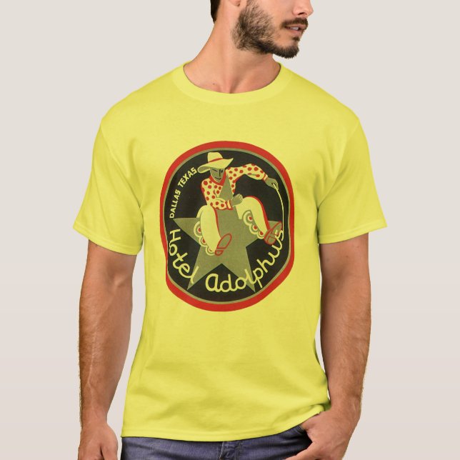 Camiseta Hotel Adolphus, Dallas Texas (Anverso)