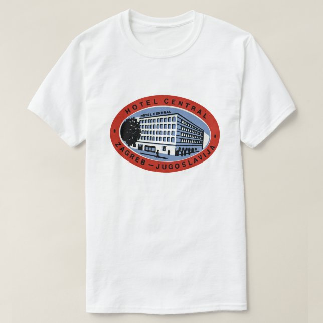 Camiseta Hotel Central Zagreb (Diseño del anverso)