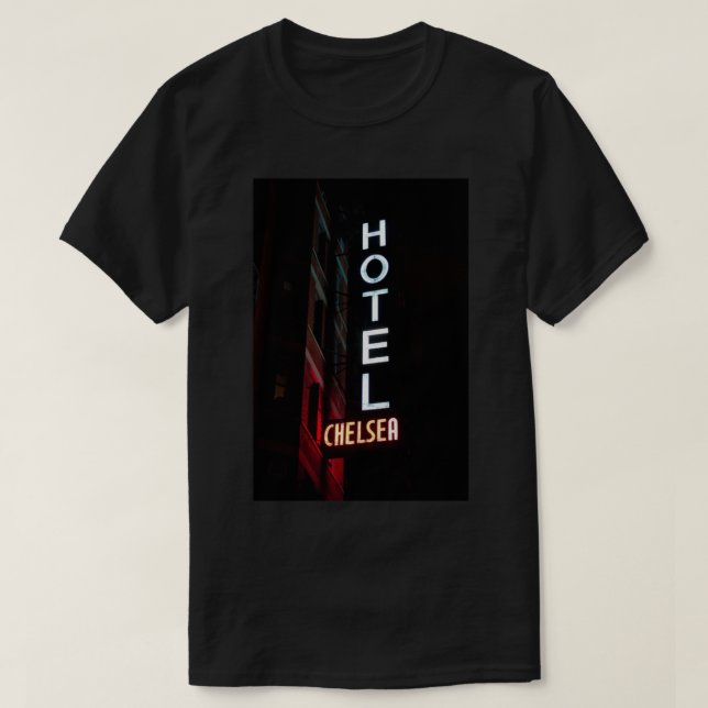 Camiseta HOTEL CHELSEA - MONUMENTO ROCK N ROLL Premium (Diseño del anverso)