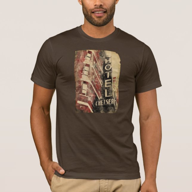 Camiseta Hotel Chelsea NYC Watercolor T-Shirt (Anverso)