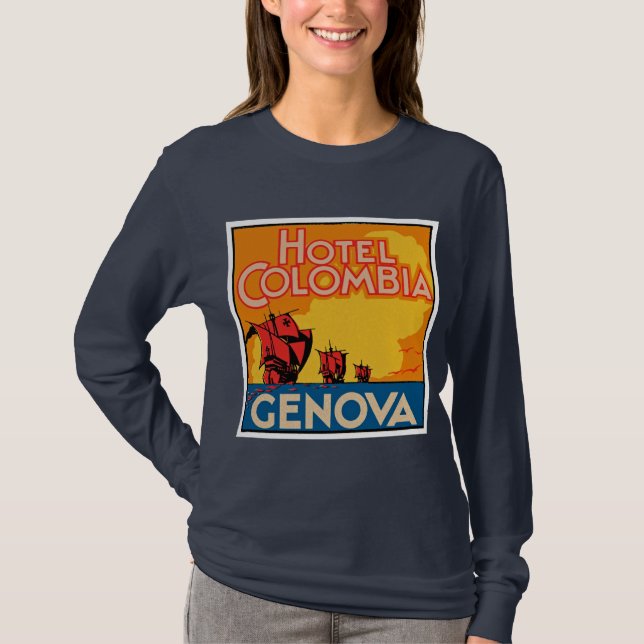 Camiseta Hotel Colombia Genova (Anverso)