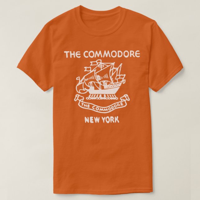 Camiseta Hotel Commodore Vintage Matchbook (Diseño del anverso)