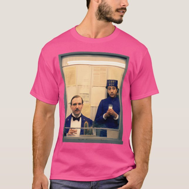 Camiseta Hotel de Grand Budapest - West Anderson (Anverso)