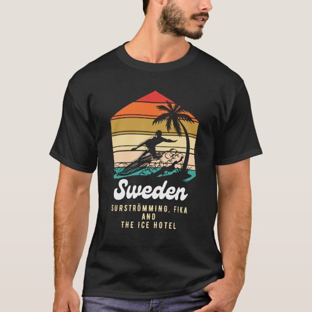 Camiseta Hotel de hielo de fika en Suecia (Anverso)