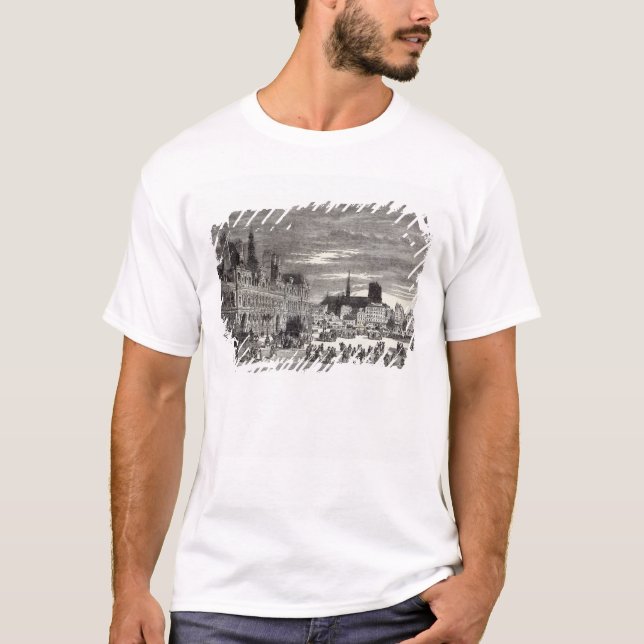 Camiseta Hotel de Ville, París, 1847 (Anverso)