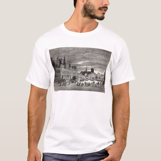 Camiseta Hotel de Ville, París, 1847 (Anverso)