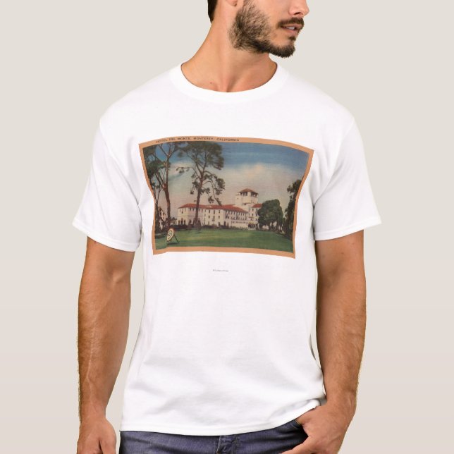 Camiseta Hotel Del Monte y césped del tiro al arco - (Anverso)