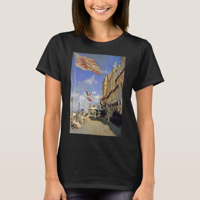 Camiseta Hotel des Roches Noires, Trouville por Claude Mone (Anverso)