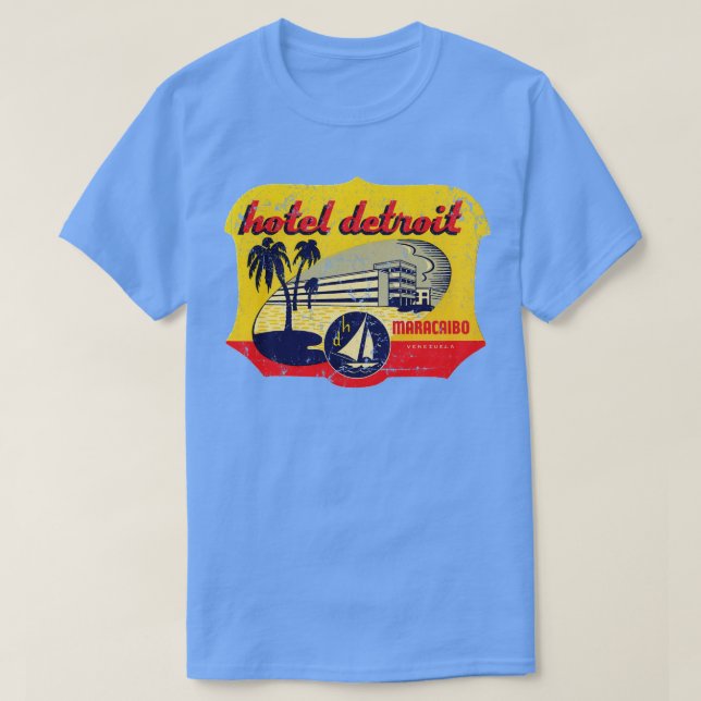 Camiseta Hotel Detroit (Diseño del anverso)