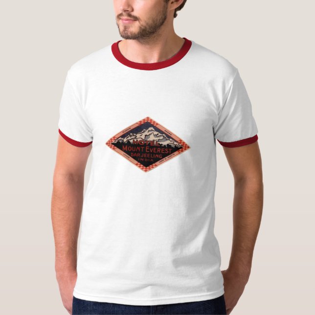 Camiseta Hotel el monte Everest Darjeeling la India (Anverso)