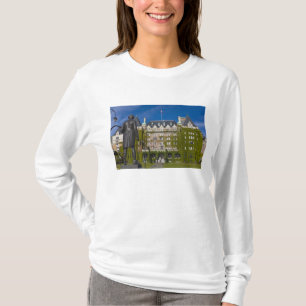 Camiseta Hotel Empress y estatua del capitán James Cook,