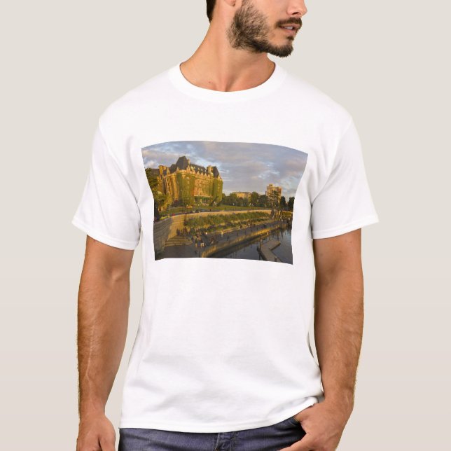 Camiseta Hotel Empress y paseo marítimo del Inner Harbour, (Anverso)