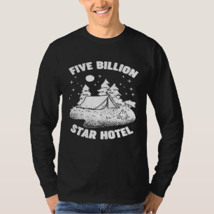 Camiseta Hotel Funny Camping De Cinco Millones De Estrellas