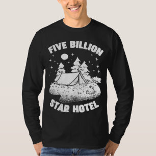 Camiseta Hotel Funny Camping De Cinco Millones De Estrellas