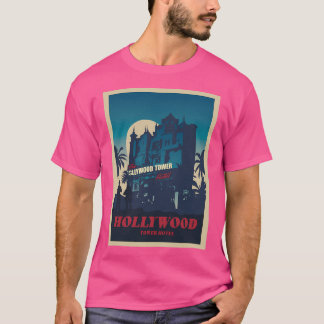 Camiseta Hotel Hollywood Tower - Estilo de viaje Minimalist