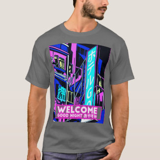 Camiseta Hotel japonés de ultramar en la calle