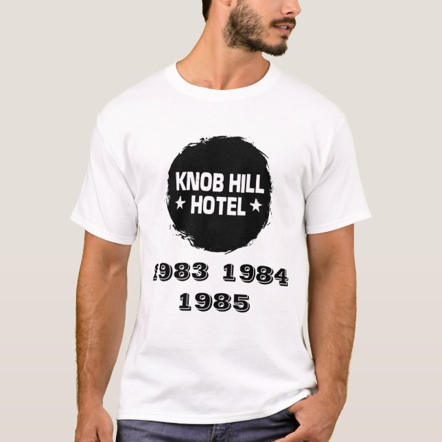 CAMISETA HOTEL KNOB HILL - 1983 1984 1985 (Anverso)