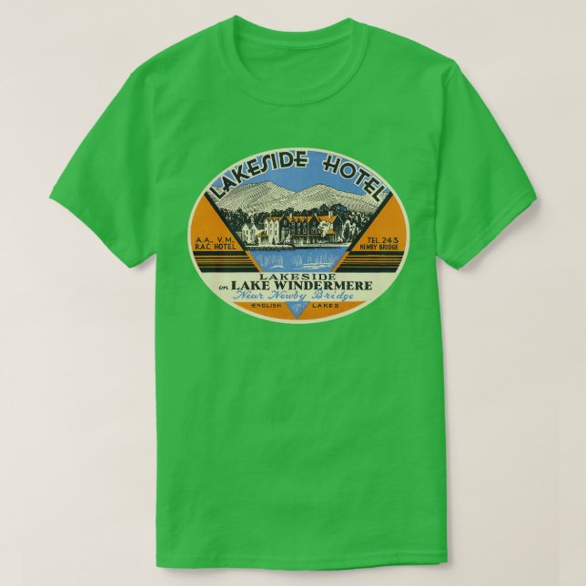 Camiseta Hotel Lakeside (Diseño del anverso)