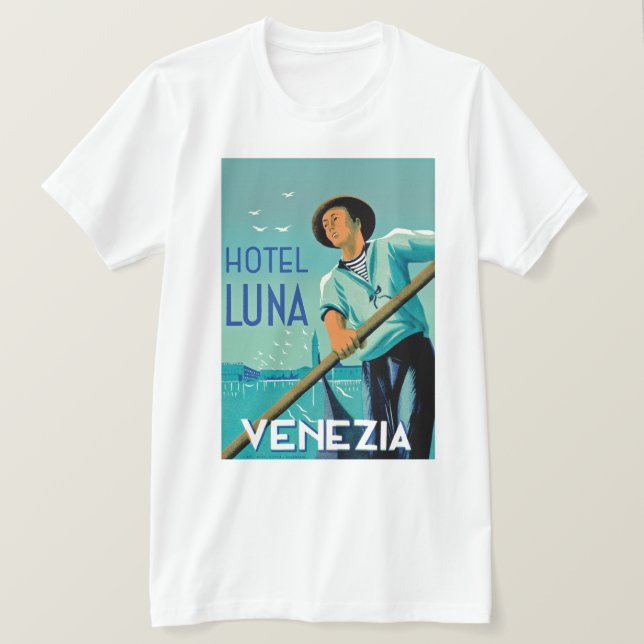 Camiseta Hotel Luna Venezia (Anverso del diseño)