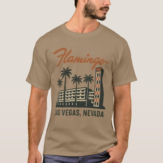 Camiseta Hotel Retro Vintage Las Vegas (Anverso)