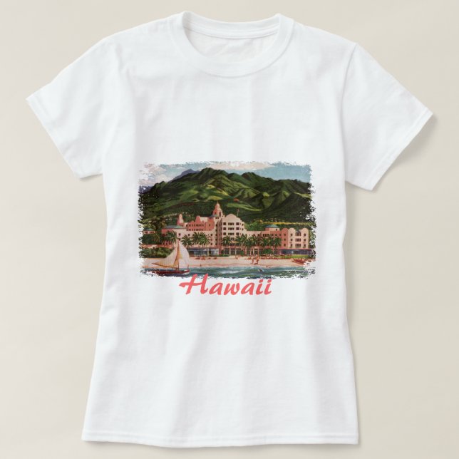 Camiseta Hotel Royal Hawaiian (Diseño del anverso)