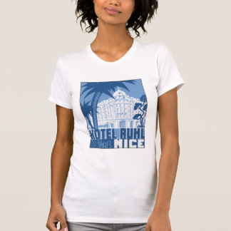 Camiseta Hotel Ruhl, Poster de Viajes Niza Vintage