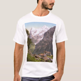 Camiseta Hotel suizo en los Alpes (1900)