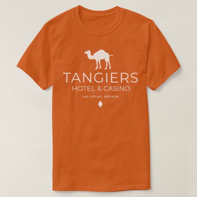 Camiseta Hotel Tangiers Casino Las Vegas Nevada (Diseño del anverso)