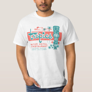 Camiseta Hotel Tropics Motor / Estilo Hawái / Bar Tiki