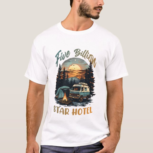 Camiseta Hotel Van de 5.000 millones de estrellas (Anverso)