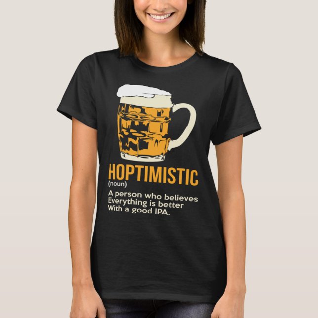 Camiseta Hotimistic Hops Malt Beer October Fest Brew (Anverso)