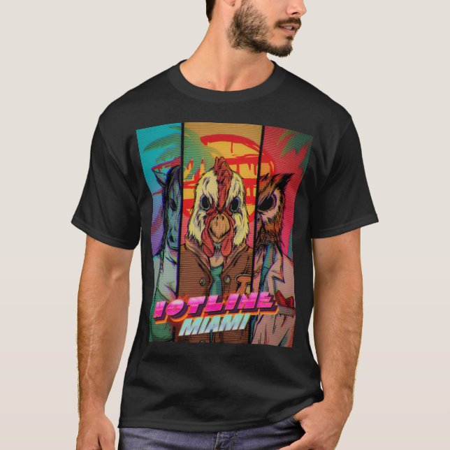 Camiseta Hotline Miami (Anverso)
