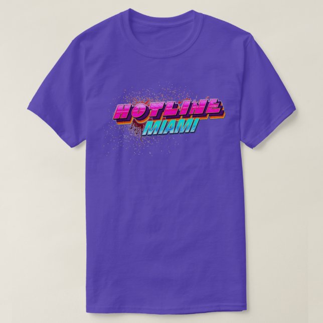 Camiseta Hotline Miami (Diseño del anverso)